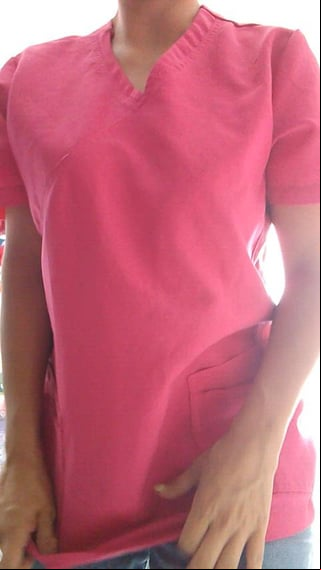 Finally it's Friday!  Take a good look at what I hide under the uniform  it's on fire